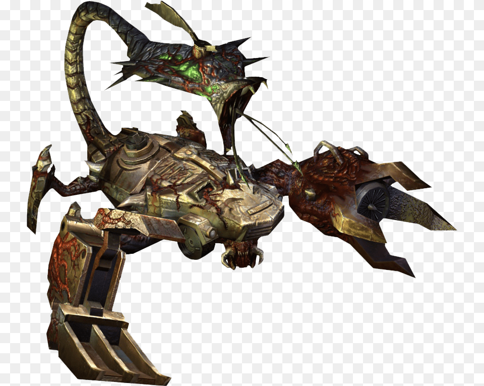 Bio Scorpion, Dragon, Machine, Wheel Png Image