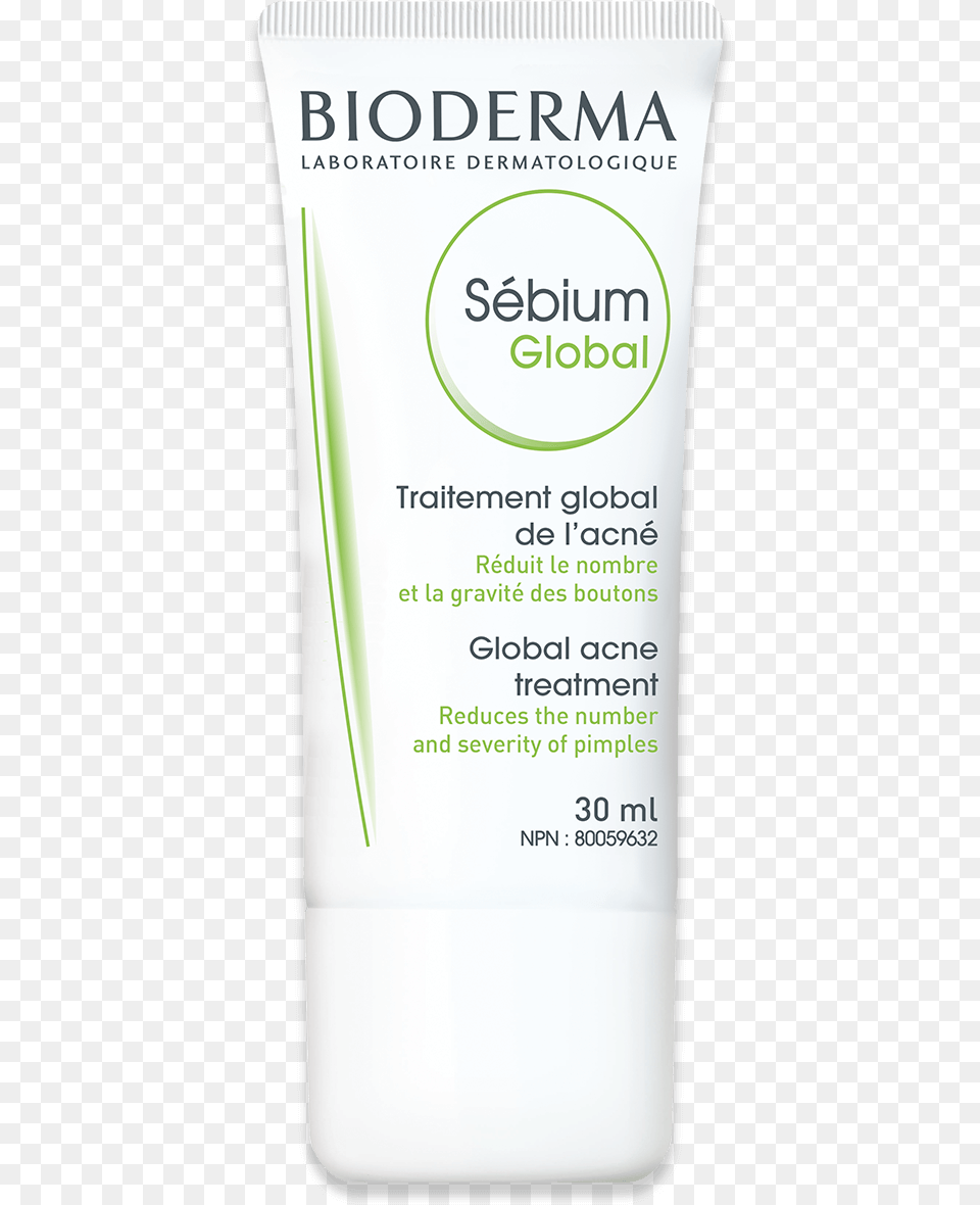 Bioderma Sebium Global, Bottle, Lotion, Cosmetics, Sunscreen Png Image