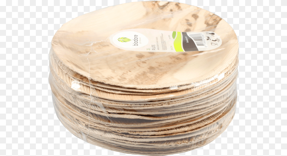 Biodore Plate Round 1 Compartment Palm Frond 24cm Wood, Bread, Food, Pancake, Tortilla Png