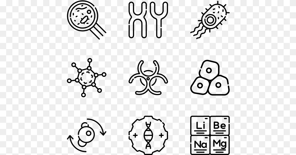 Bioengineering Family Icon Transparent Background, Gray Png Image