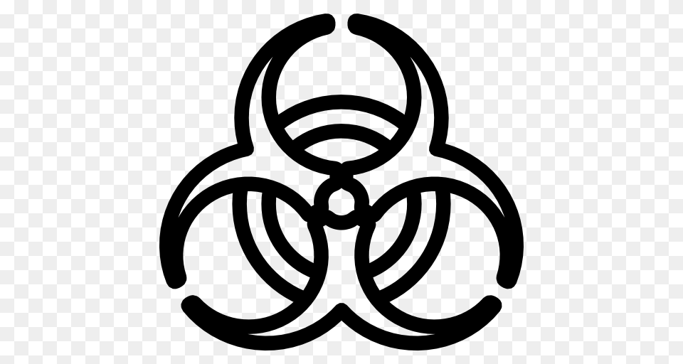 Biohazard, Emblem, Symbol, Smoke Pipe, Stencil Free Transparent Png