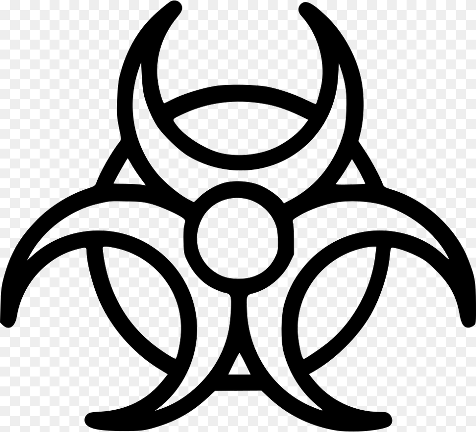 Biohazard, Stencil, Bow, Weapon, Emblem Free Png