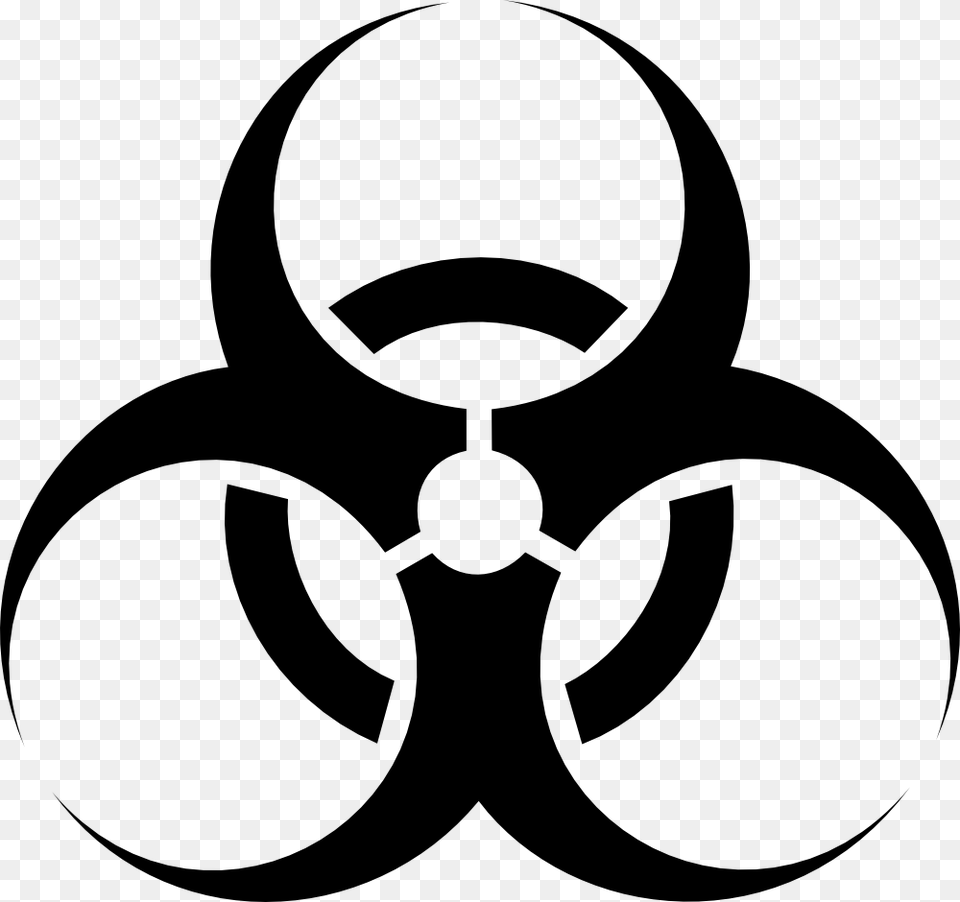 Biohazard, Stencil, Symbol, Text Free Png Download