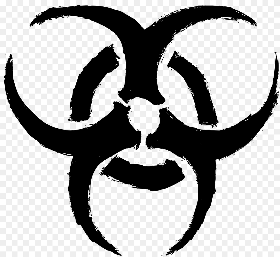 Biohazard, Stencil, Symbol, Animal, Kangaroo Png Image