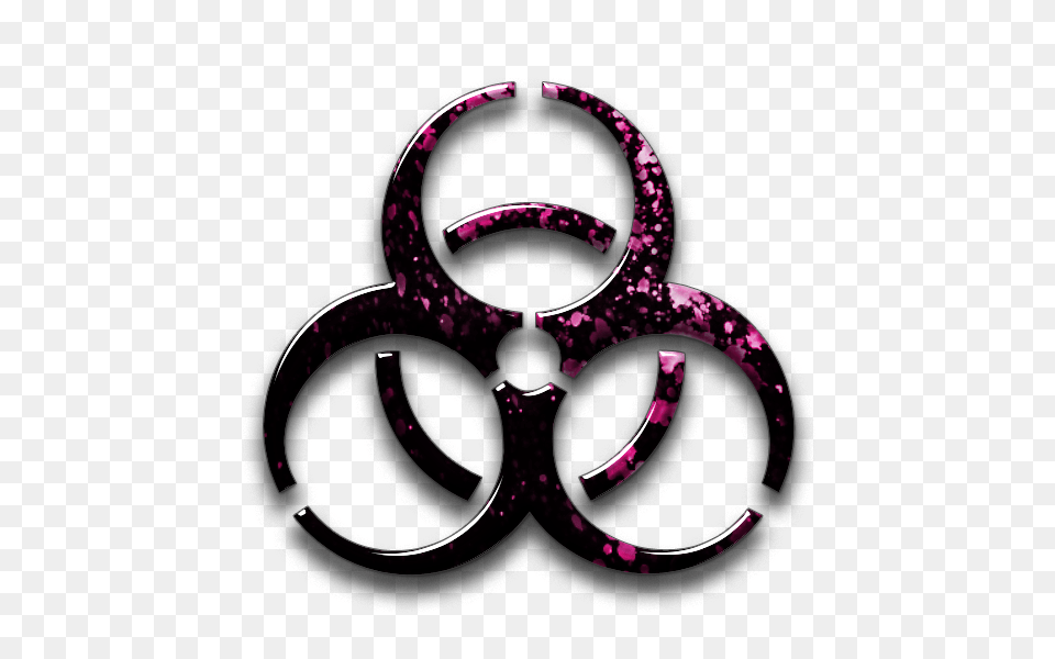 Biohazard, Accessories, Purple, Jewelry, Machine Free Png Download