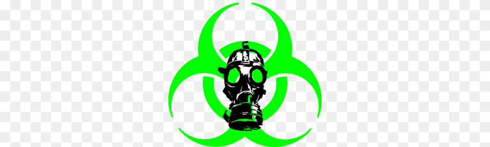 Biohazard And Mask Cut Cut Images, Green, Symbol Free Transparent Png