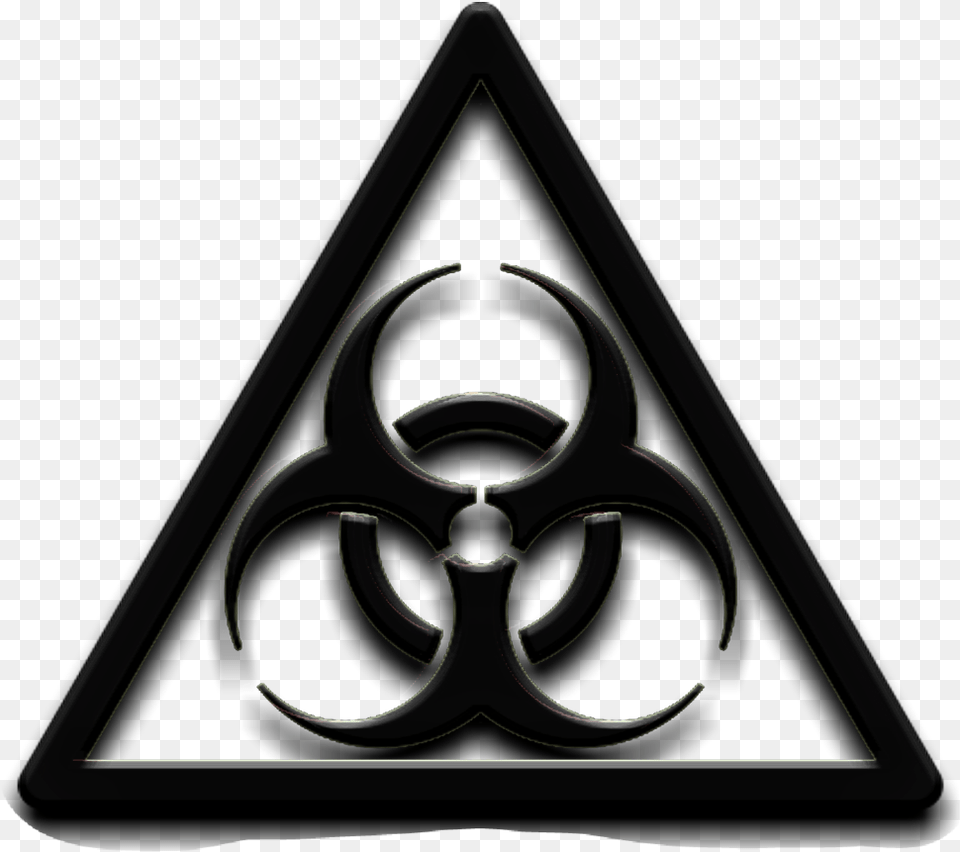 Biohazard Bio Hazard Biowaste Slime Green Toxic Emblem, Triangle Png