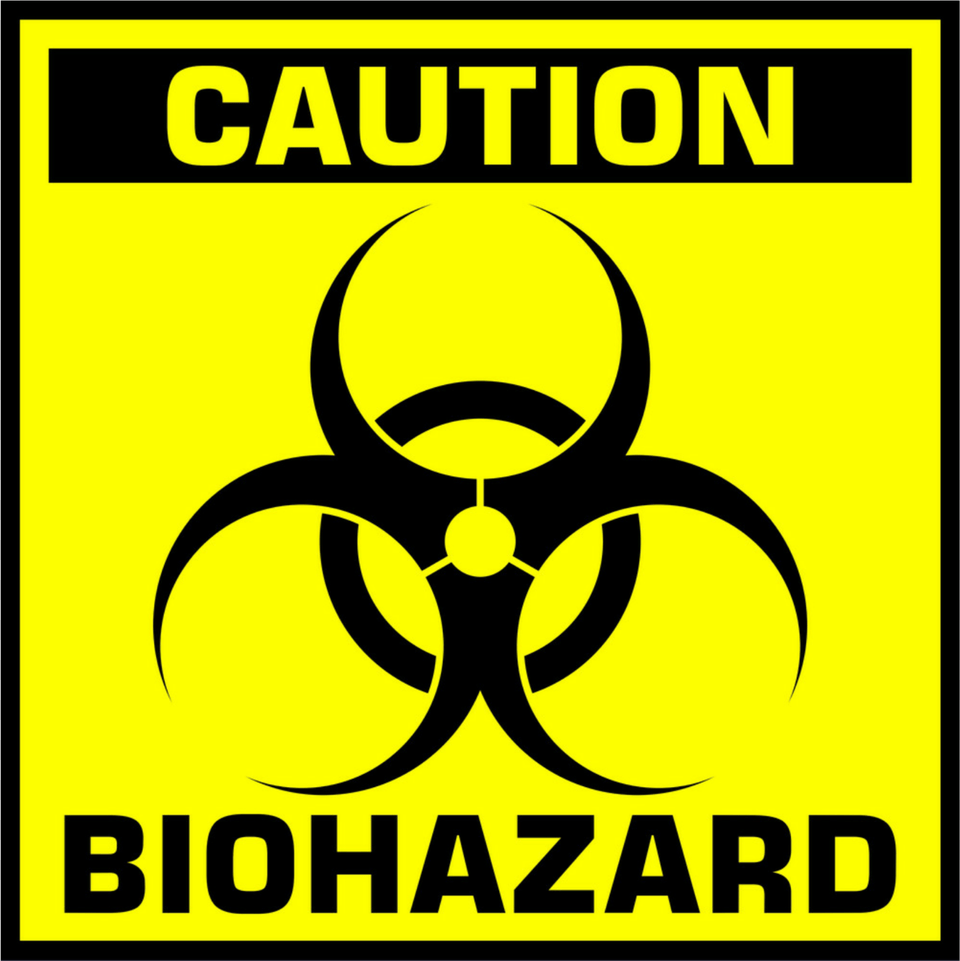 Biohazard Bio Hazard Biowaste Slime Green Toxic Emblem, Logo, Symbol, Sign Png