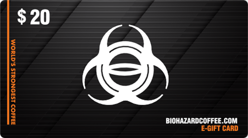 Biohazard Coffee Giftcard20 Biohazard Coffee, Logo, Symbol Png Image