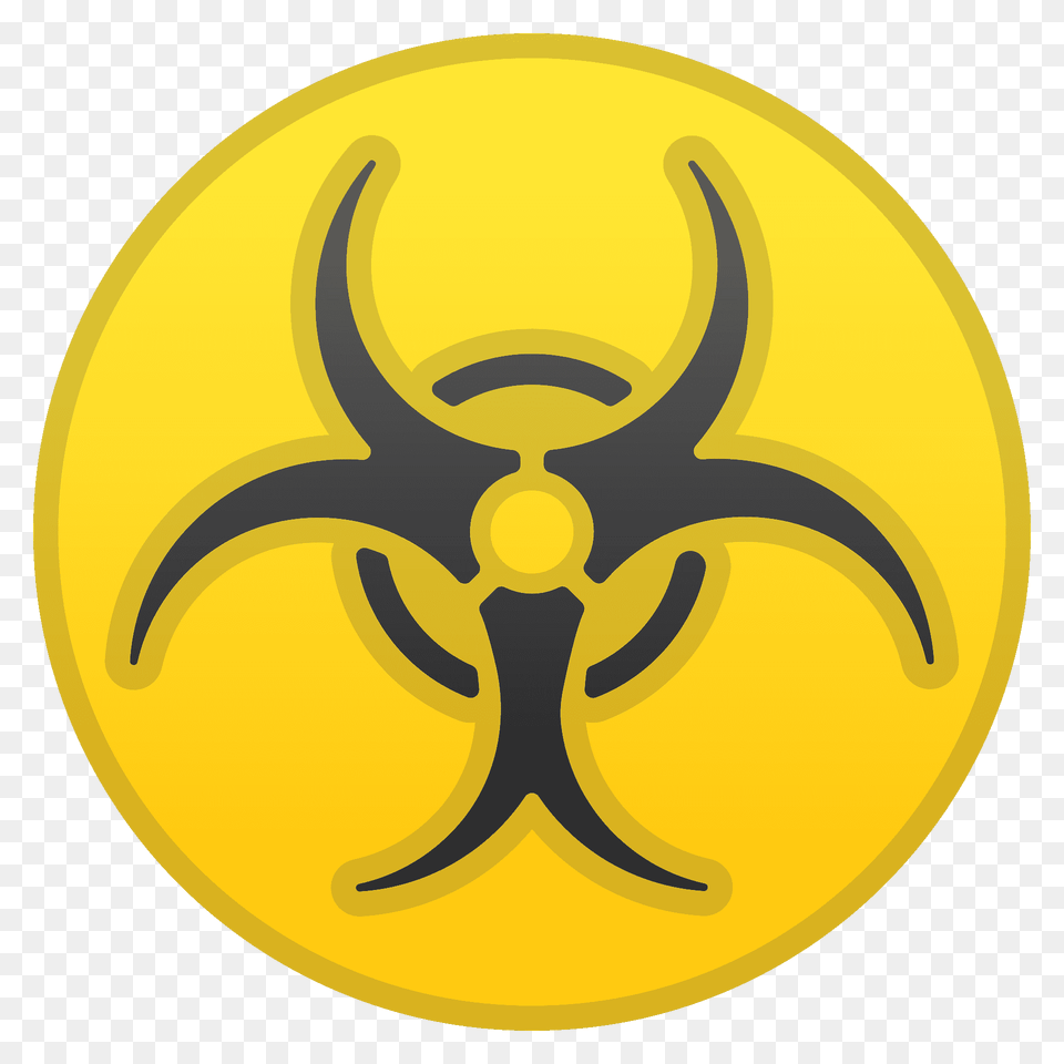 Biohazard Emoji Clipart, Symbol, Logo, Disk, Animal Free Transparent Png
