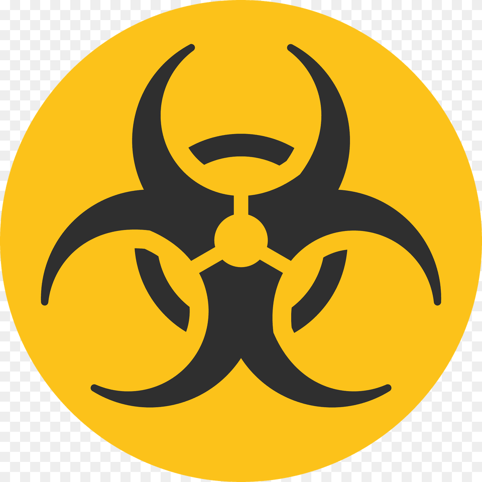 Biohazard Emoji Clipart, Symbol, Logo, Astronomy, Moon Png Image