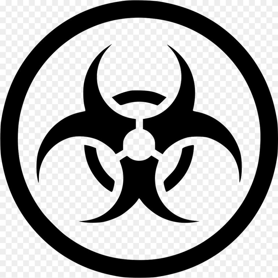 Biohazard Hazardous Hazard Biological Comments Hazardous Icon, Symbol, Ammunition, Grenade, Weapon Free Png Download