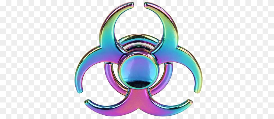 Biohazard High Quality Image Biohazard Fidget Spinner, Logo, Emblem, Symbol Free Transparent Png