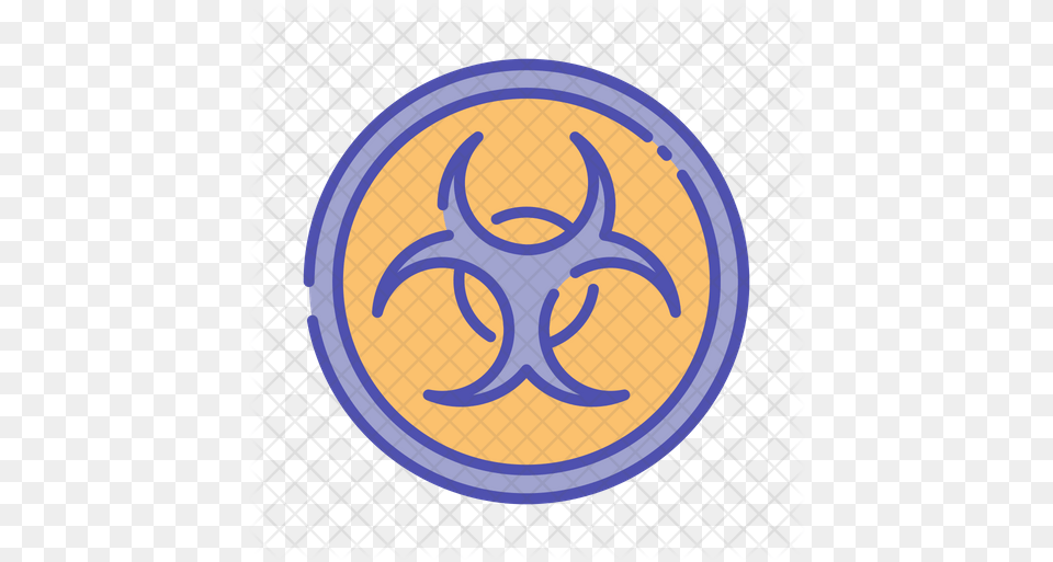 Biohazard Icon Dot, Emblem, Logo, Symbol, Plate Free Transparent Png