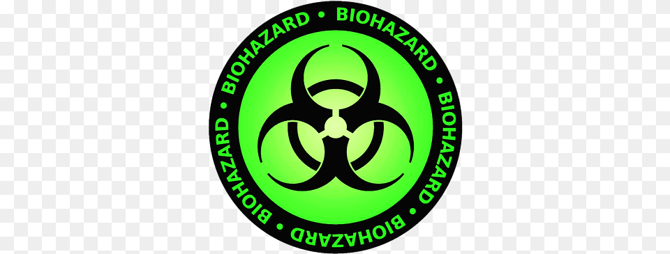 Biohazard Radioactive Waste Symbol Corona Sticker Laptop Skin Bumper Decal S24 Ebay Blue Biohazard, Logo, Recycling Symbol, Disk Free Transparent Png