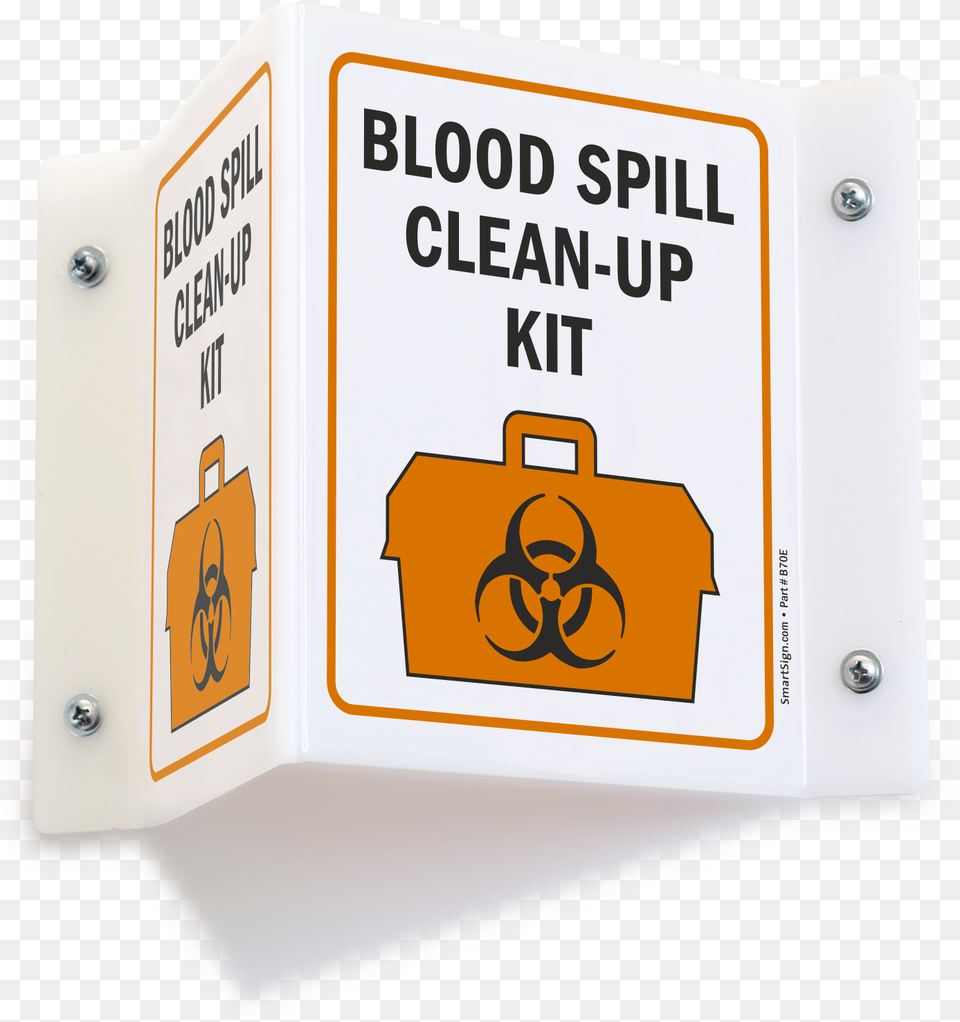 Biohazard Spill Kit Sign Png