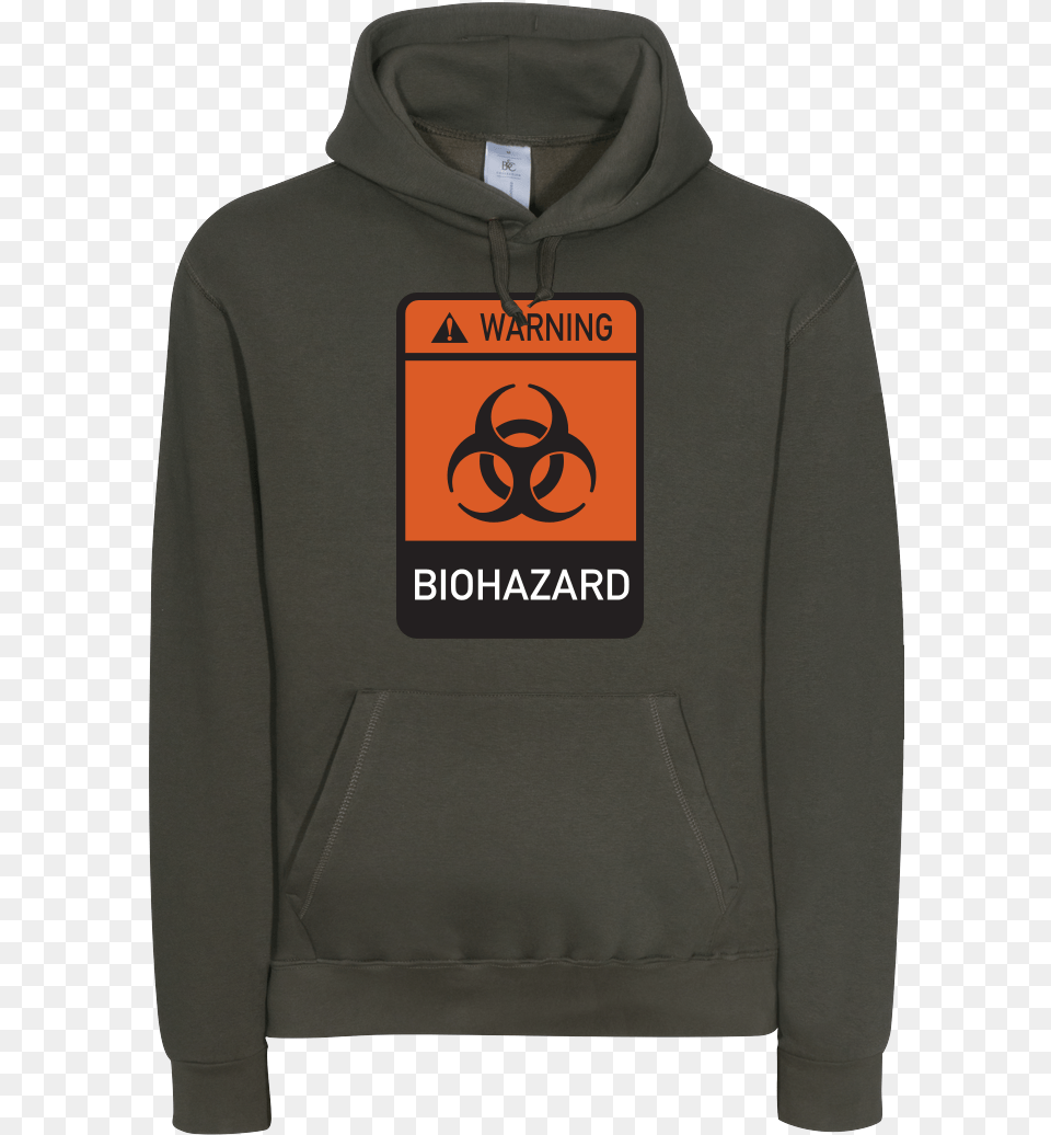 Biohazard Sweatshirt Bampc Hooded Hoodie, Clothing, Knitwear, Sweater, Hood Free Transparent Png