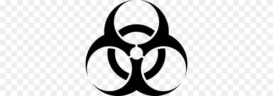 Biohazard Symbol Gray Free Png Download