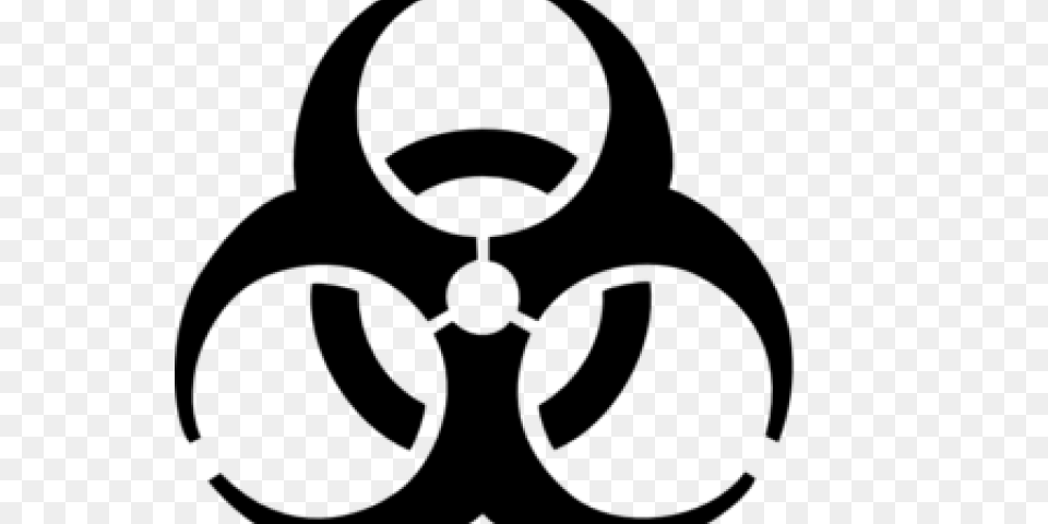 Biohazard Symbol Clipart, Gray Free Png Download