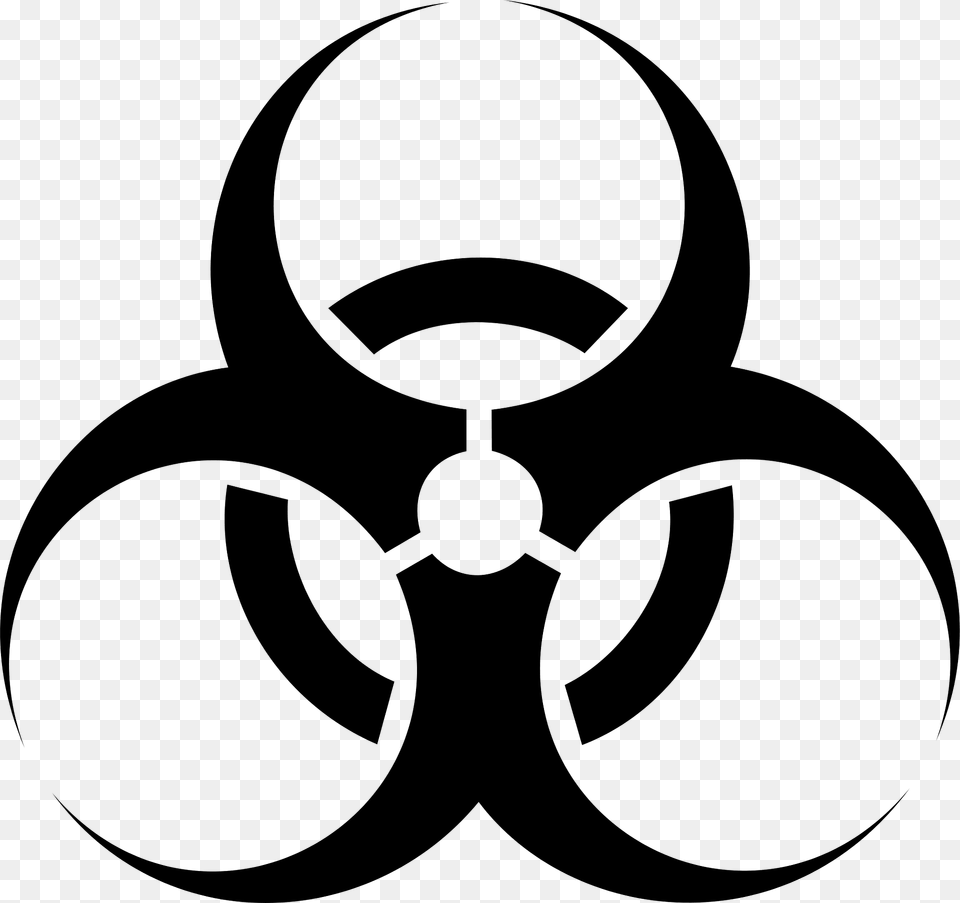 Biohazard Symbol Clipart Free Png