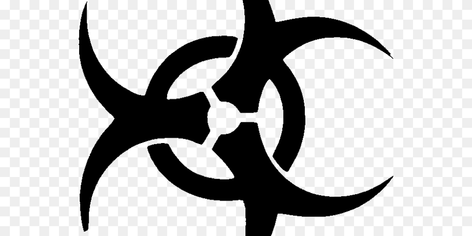 Biohazard Symbol Clipart Official Best Symbols, Gray Free Transparent Png