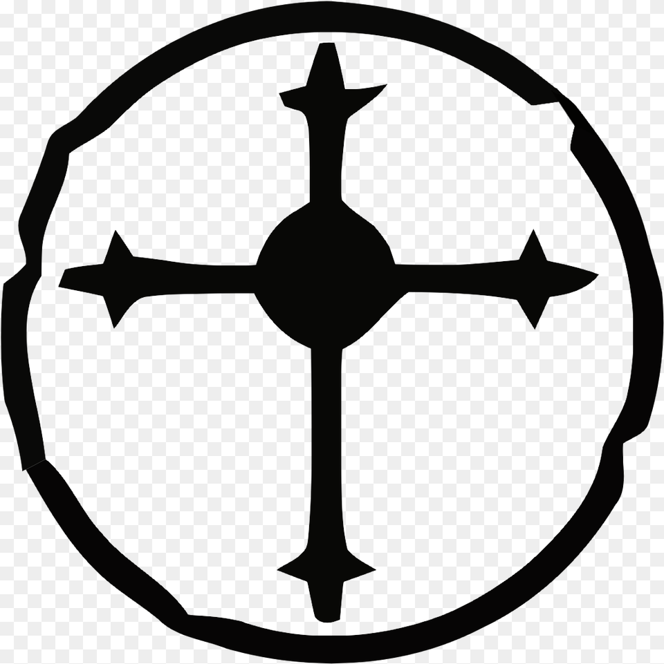Biohazard Symbol Clipart Twd Followers Of The Apocalypse Symbol, Cross Free Png Download