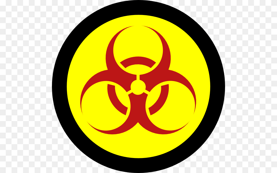 Biohazard Symbol Clipart Yellow, Logo Png