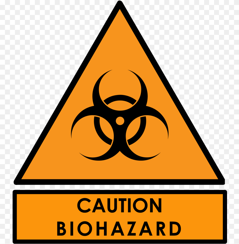 Biohazard Symbol Sign, Triangle Free Png Download