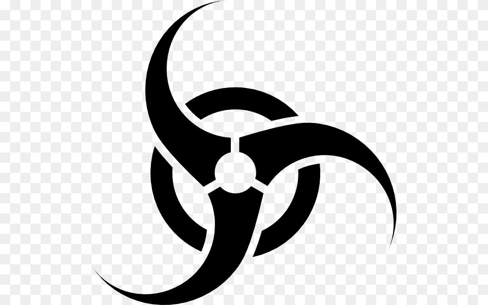 Biohazard Symbol Svg, Stencil Free Png