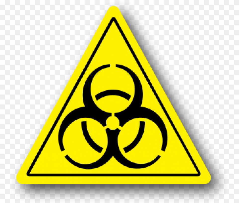 Biohazard Triangle Warning Signs Biohazard, Sign, Symbol, Road Sign Png Image