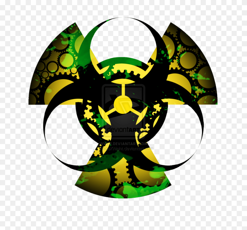 Biohazardradiation Symbol Together With Gears Artwork Logos, Art, Animal, Bee, Insect Free Transparent Png