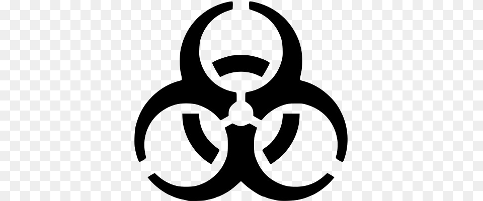 Biological Hazard Sign Image, Stencil, Symbol Free Transparent Png