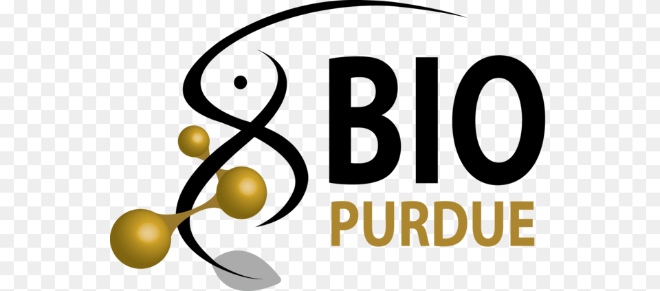 Biological Sciences Logo 2017 Grey Leaf Black And Gold Purdue Biology Logo, Cutlery, Spoon Free Png Download