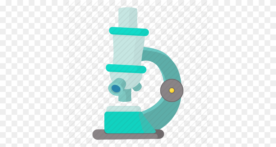 Biology Cartoon Lab Microscope Research School Science Icon Free Png