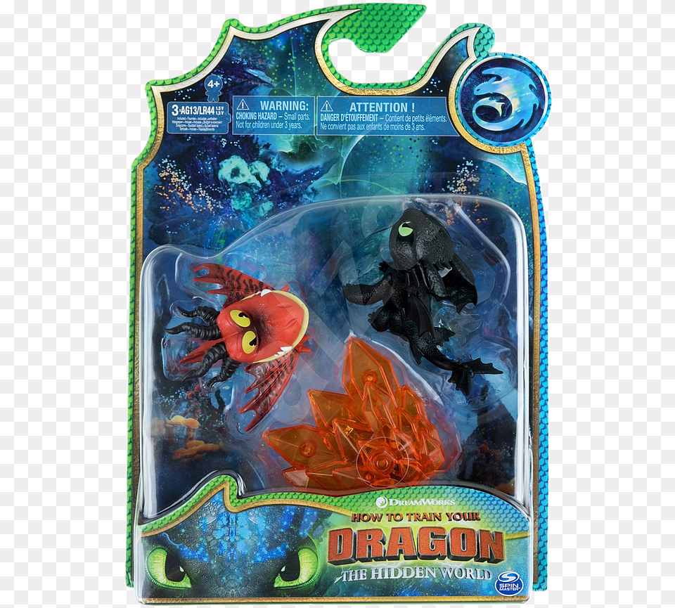 Bioluminescent Mini Dragons Httyd Hidden World Mini Figures, Animal, Sea Life Free Png Download