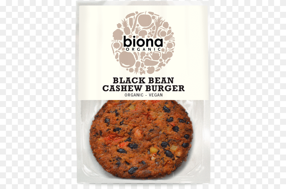 Biona Black Bean Cashew Burger, Food, Sweets, Cookie, Pizza Free Png