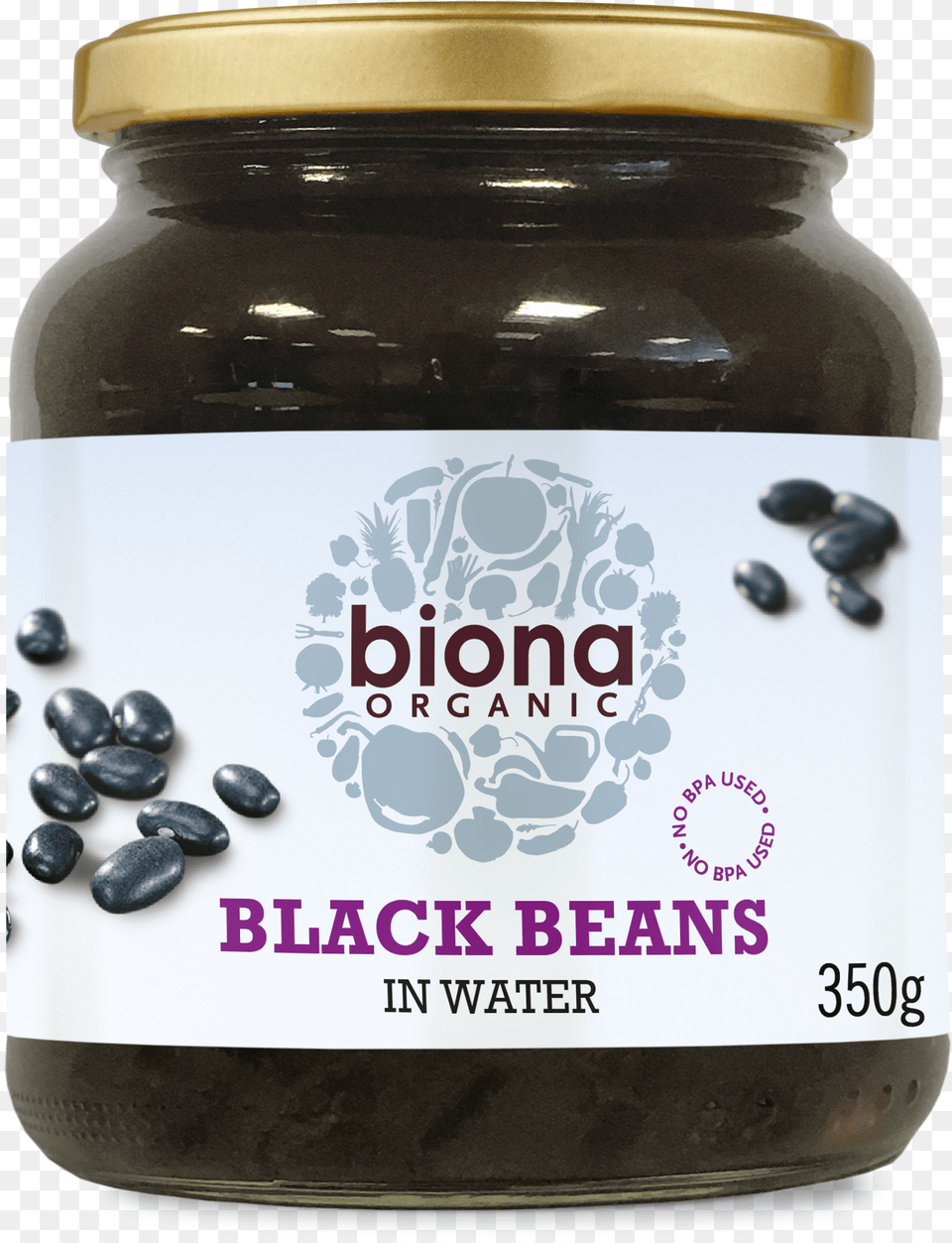 Biona Organic Garden Peas, Jar, Food, Jelly, Can Free Png
