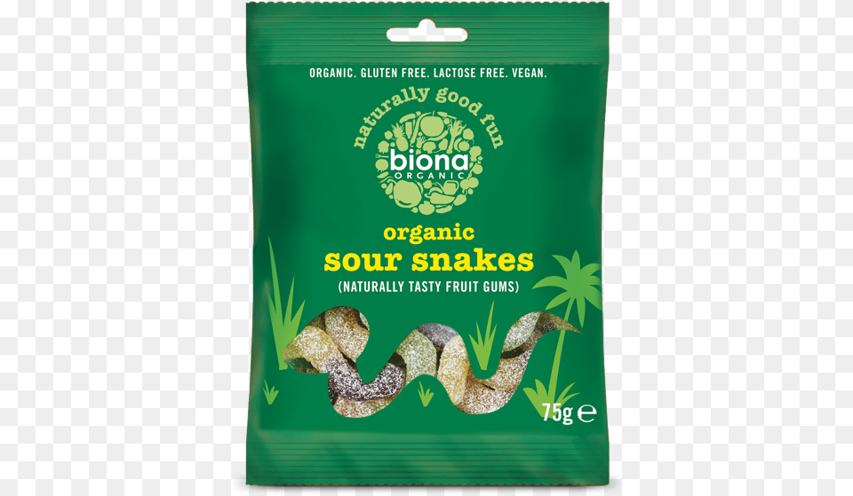 Biona Organic Sour Snakes, Advertisement, Herbal, Herbs, Plant Free Png