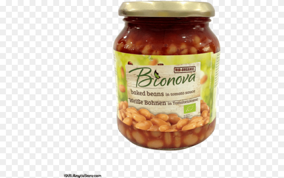 Bionova Organic Baked Beans 340g Download Cranberry Bean, Food, Ketchup, Relish Png Image