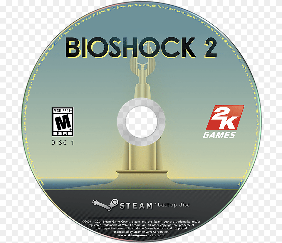 Bioshock 2 Remastered Details Launchbox Games Database Steam Disc, Disk, Dvd Free Png Download