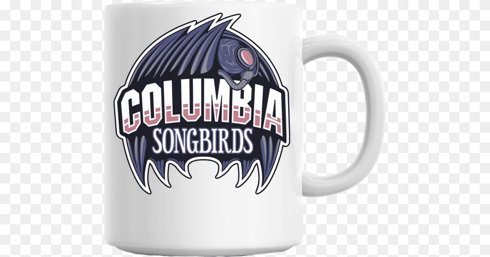 Bioshock Columbia Songbirds Mug Bioshock, Cup, Beverage, Coffee, Coffee Cup Free Png Download