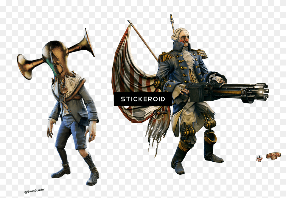 Bioshock Gaming Bioshock Infinite Enemy Concept Art, Adult, Person, People, Man Free Transparent Png