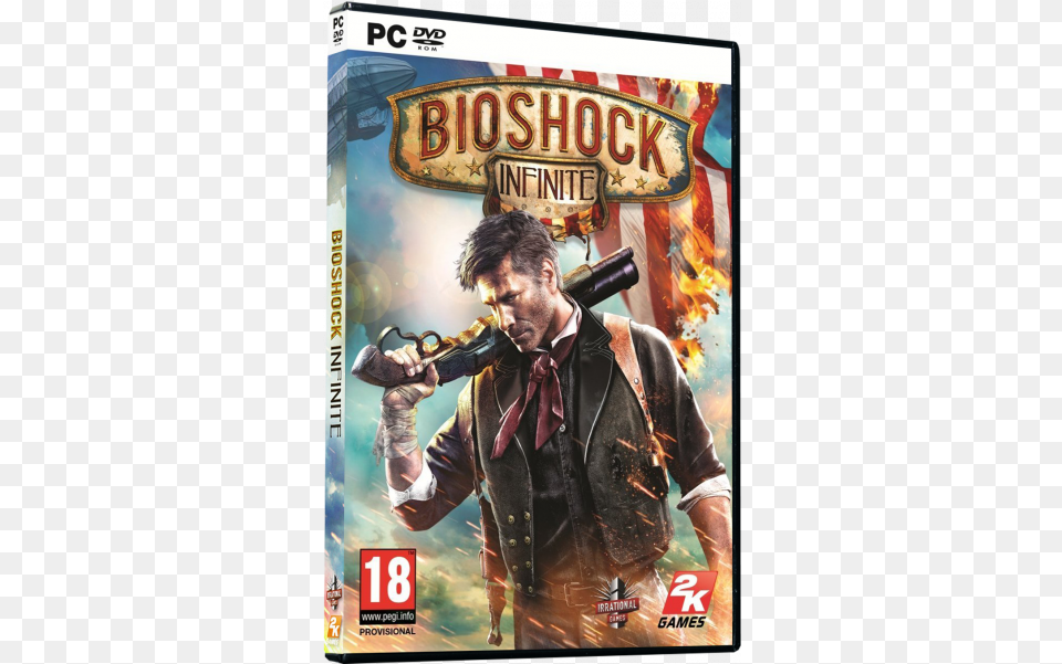 Bioshock Infinite Bioshock Infinite Box Art, Advertisement, Poster, Adult, Smoke Pipe Free Png Download