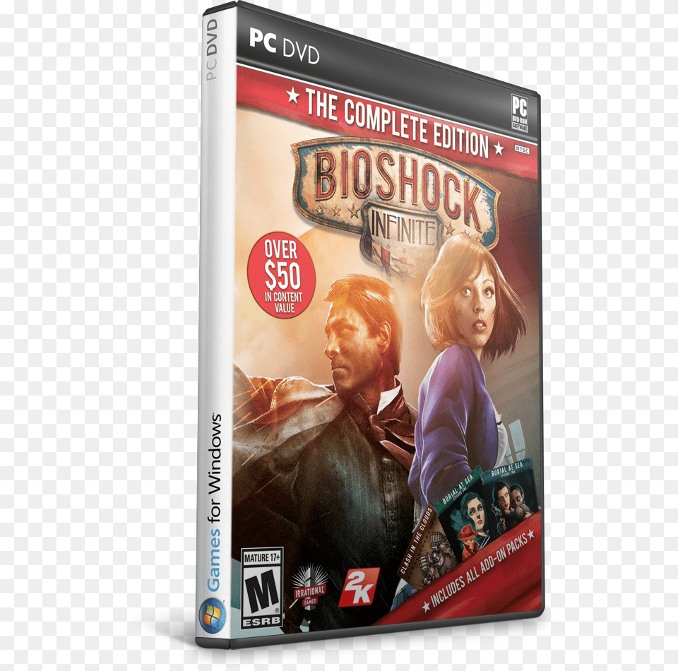 Bioshock Infinite Complete Edition Prophet, Publication, Book, Person, Man Free Transparent Png