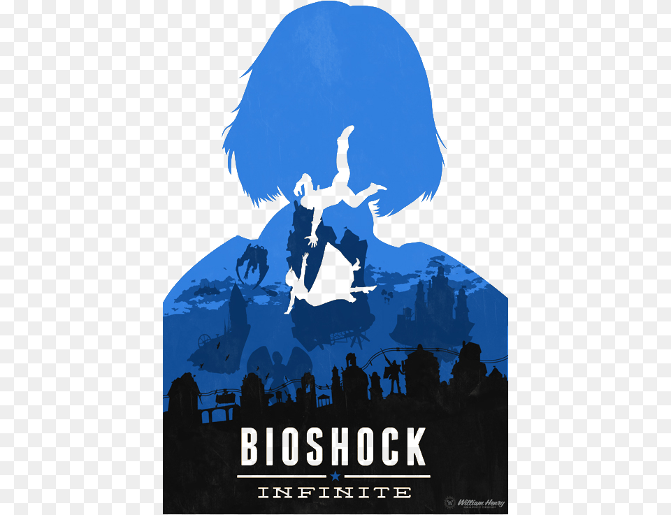 Bioshock Infinite Elizabeth Minimalist Bioshock Infinite Poster, Silhouette, Person Free Png
