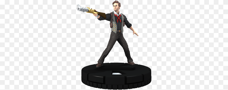 Bioshock Infinite Heroclix Geek News Network, Vest, Clothing, Person, Man Png Image