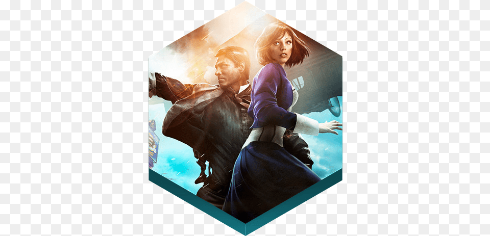 Bioshock Infinite Icon Hex Game Icons Softiconscom Women Roles In Video Games, Adult, Publication, Person, Woman Png Image