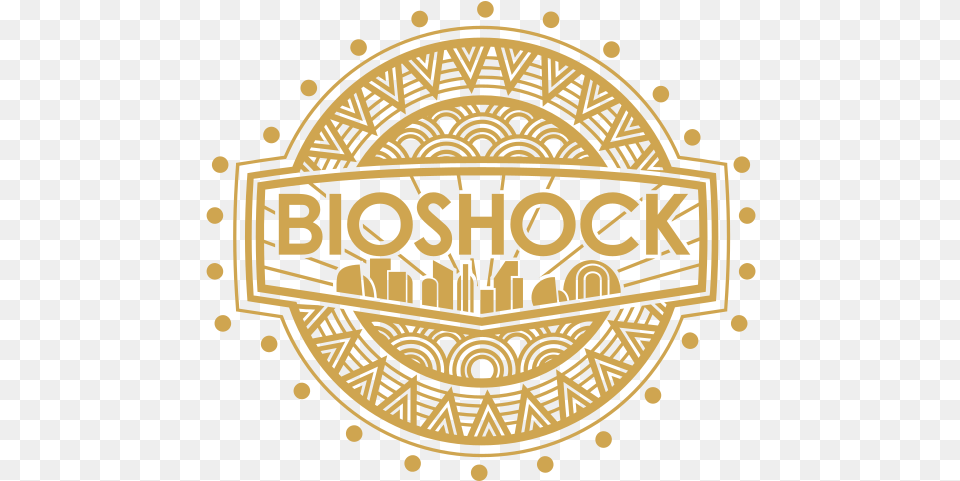 Bioshock Logo Art Deco Logo, Badge, Symbol, Emblem, Architecture Free Png Download