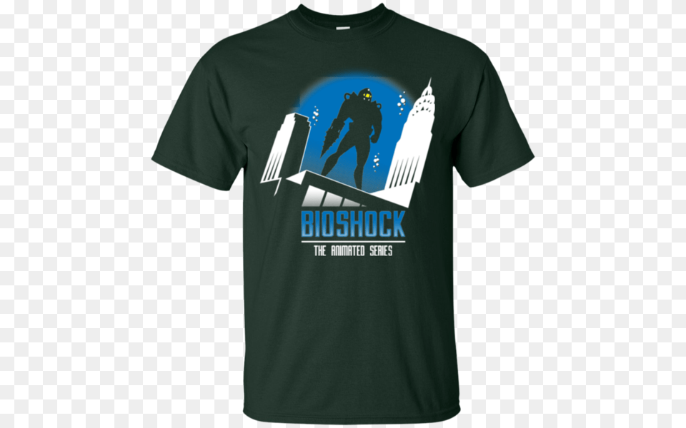 Bioshock The Animated Series T Shirt Pop Up Tee, Clothing, T-shirt, Person Png Image