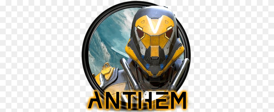Bioware Previews Upcoming Anthem Cataclysm Atlgncom Anthem Game Icon, Helmet, American Football, Sport, Playing American Football Free Png Download